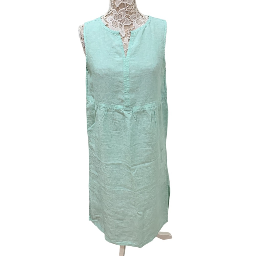 Sigrid Olsen Linen Dress Sz L
